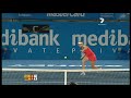 court level replay front and behind view of forehand against jelena jankovic.