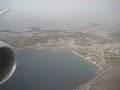 Take off from larnaca and landing in Athens.Olympic 737-400