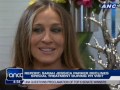 hollywood star sarah jessica parker leaves the country with a few more filipino fans.