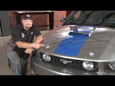 how to fit bonnet pins
