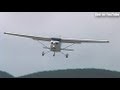 Light aircraft in WILD cross-wind landings at Tokoroa Airfield