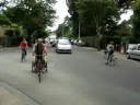 Chelsea dans un peloton de cycliste