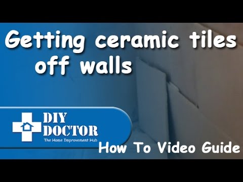 how to remove tile from wall