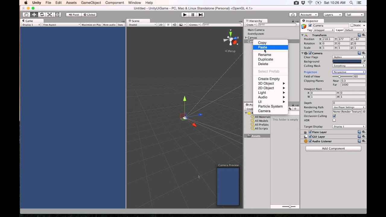 30- Unity UI| Canvas الحاوية | برمجة واجهات الالعاب
