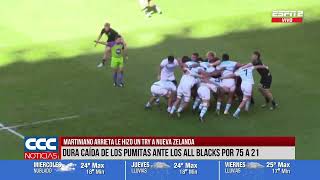 MARTINIANO ARRIETA LE HIZO UN TRY A NUEVA ZELANDA