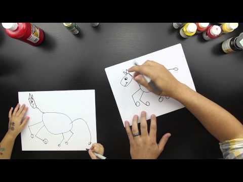 How To Draw A Zebra Just For Kids (easy difficulty)