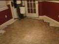 We Lay Tile in our Kitchen