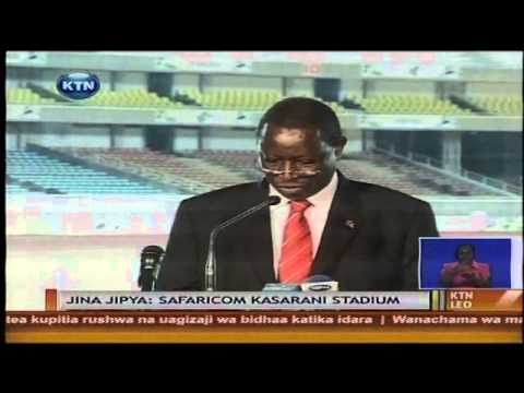 Uwanja wa soka Kasarani sasa kuitwa Uwanja wa Safaricom Kasarani Uwanja wa soka Kasarani sasa kuitwa Uwanja wa Safaricom Kasarani