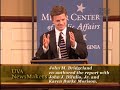 In this University of Virginia program, John M. Bridgeland, President and CEO of Civic Enterprises, discusses his study of 3.5 million Americans between the ages of 16 and 25 who have dropped out of high school without a high school diploma. His report, commissioned by the Bill and Melinda Gates Foundation, uses new data collected by Peter D. Hart Research Associates to conclude that this is a solvable problem. Bridgeland, who has served as Director of the White House Domestic Policy Council and USA Freedom Corps, is currently President and CEO of Civic Enterprises.