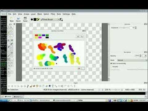 Krita Colour Mixing