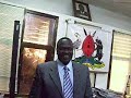 Paul Mator manyok and Vice President HE Dr. Riek Machar Teny