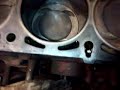 What 400000kms and one massive overheating does to an volvo engine. Still worked fine when i took it apart and was fast as hell. Same car as in my other videos (not the knocking one) The gap is 0,7 mm...