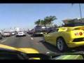 #1 5  Lamborghinis Run Orange County   ROLLIN  OUT   