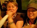 Globies big brother diary room with Mel and Carlz