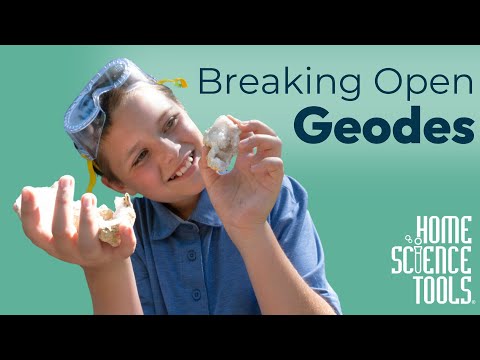 how to break open a geode
