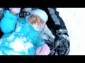 Kaitlyn's First Downhill Sledding (2 years old): http://t.co/kTJMHsnX via @youtube