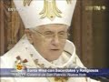 Benedicto XVI en Catedral de San Patricio en Nueva York