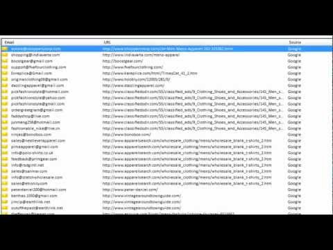 how to harvest email addresses
