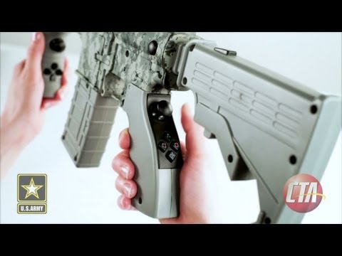 New Elite Force Guns - Now available for purchase online at gamestop.com: http://goo.gl/4afwG The U.S. Army™ Elite Force Assault Rifle Controller designed by CTA Digital for PlaySt...