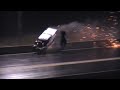 John Zappia's Top Doorslammer crash at the Blown Alcohol Championships, Willowbank Raceway, Queensland, 9th August 2009. Frozen still shots from JVC HDD camera footage. Please excuse the mistake at 0.54sec. Hope you like it.