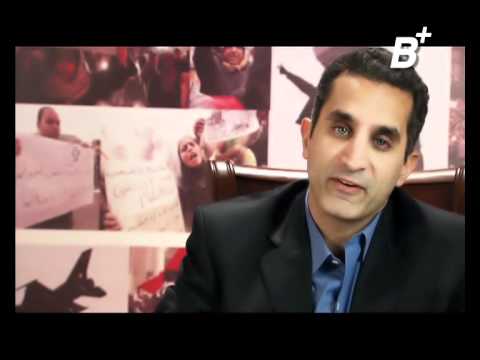 B+ Episode 4 -باسم يوسف شو (مع عفاف شعيب) الحلقة ٤