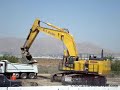 Komatsu PC1250 loading street truck