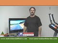 Ted exercises with an indoor cycling training dvd to lose weight - Day 28 of 90
