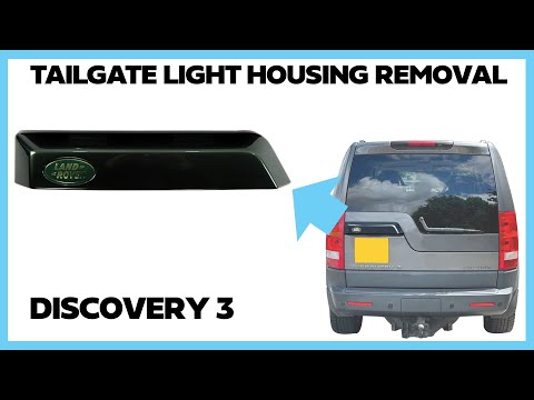How to change rear door light housing on Land Rover Discovery
