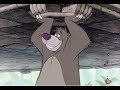 The Jungle Book - Baloo bear and Mowgli sing 'The Bare Necessities'