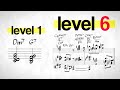 The 7 Levels of Jazz Harmony