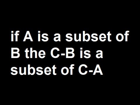 how to prove that a is not a subset of b