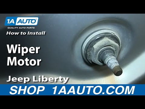 How To Install Replace Rear Wiper Motor 2002-07 Jeep Liberty