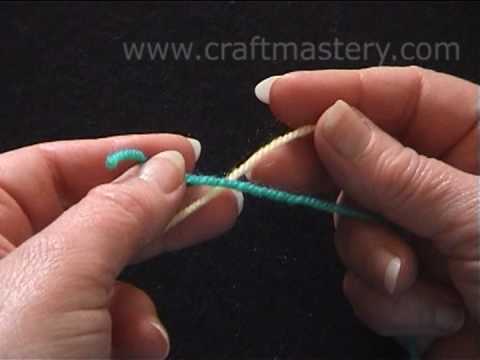 how to attach yarn to fabric