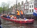 Koninginnedag Amsterdam 2008 Jumpstyle op boot (queensday)