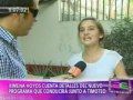 Ximena Hoyos en  hablando sobre su nuevo programa