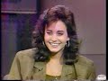 Courteney Cox on Letterman 1987