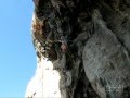 rock climbing meir ashkenazi 'black moon' 7b+ in Turkey
