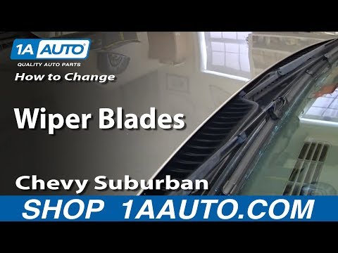 How To Change Replace Wiper Blades 2000-06 Chevy Suburban and Tahoe
