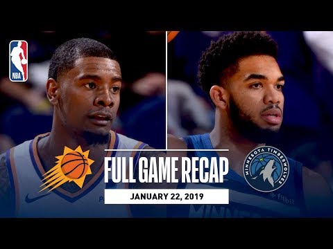 Video: Full Game Recap: Timberwolves vs Suns | Towns Stuffs The Stat Sheet In Phoenix