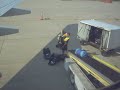 Mistreating luggage