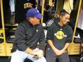 Drew laughs with UMBC women's assistant Lindsey Roche