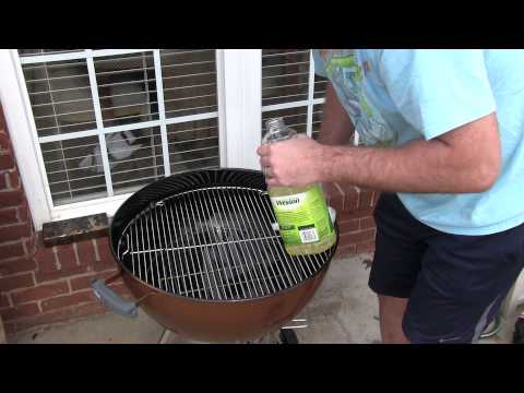 how to cure bbq grates