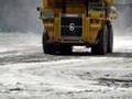 Close-up Komatsu Mining Truck