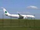 MEA A330 Landing in Milano Airport (External View)
