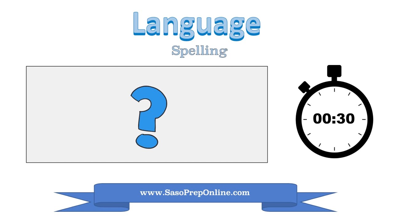 Language - Spelling
