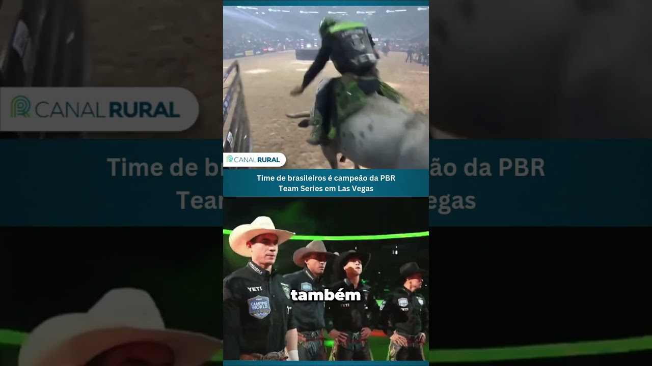 Time de brasileiros é campeão da PBR Team Series em Las Vegas