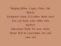 The Lancashire Hotpots - Bitter Larger, Cider, Ale Stouts