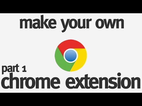 how to create chrome extension