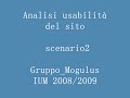 Gruppo Mogulus-analisi scenario2 Gruppo Mogulus-analisi scenario2