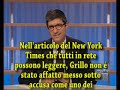 Secondo il Tg1 di Riotta, il New York Times accusa Grillo Secondo il Tg1 di Riotta, il New York Times accusa Grillo